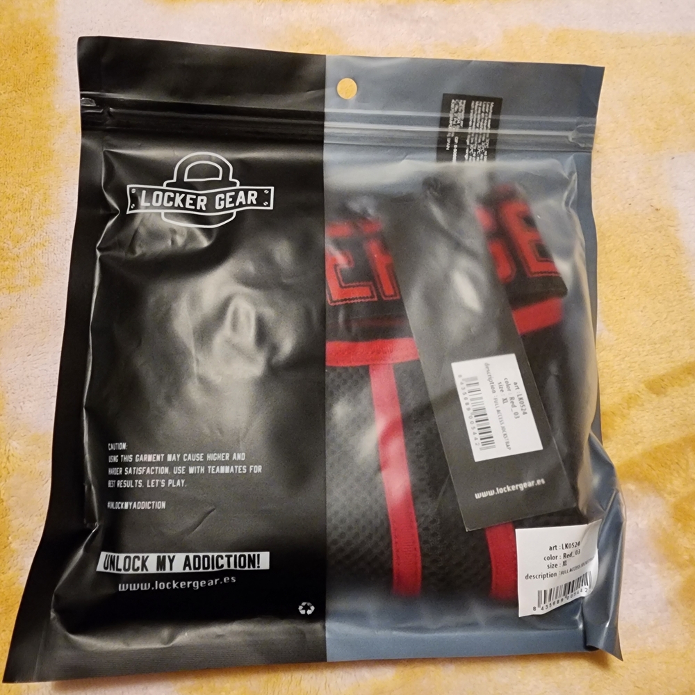 Locker Gear Black Full Access Jockstrap